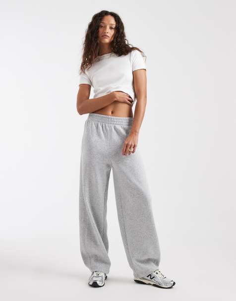 Pieces - Pantalon de jogging bouffant - Gris clair - view 1