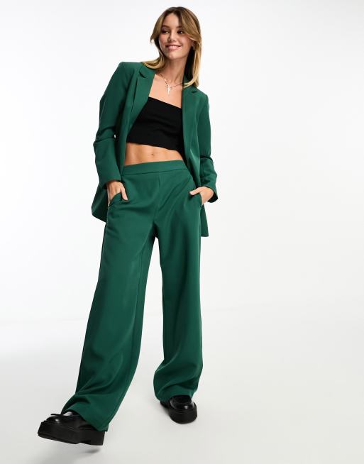 Pantalon large vert new arrivals