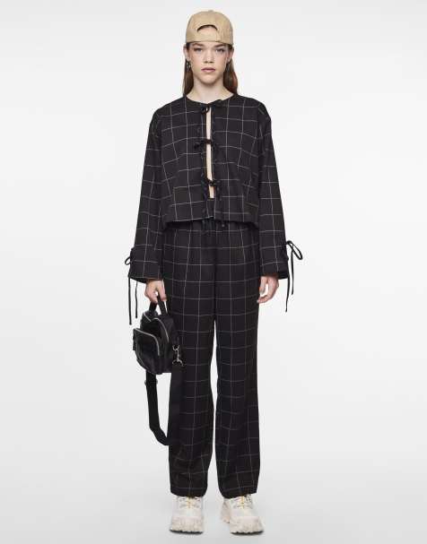 Pieces - Pantalon droit - Noir - view 1