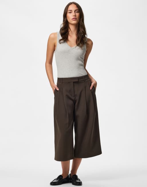 Pieces pantaloni culotte delicioso1, 3 di 7