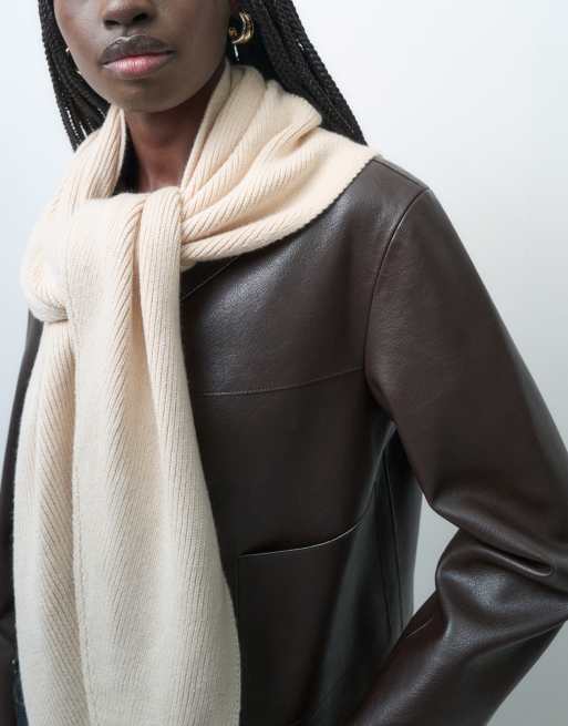 Pieces - pañuelo triangular gris, 3 de 3