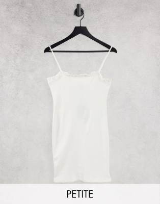 white strappy bodycon dress