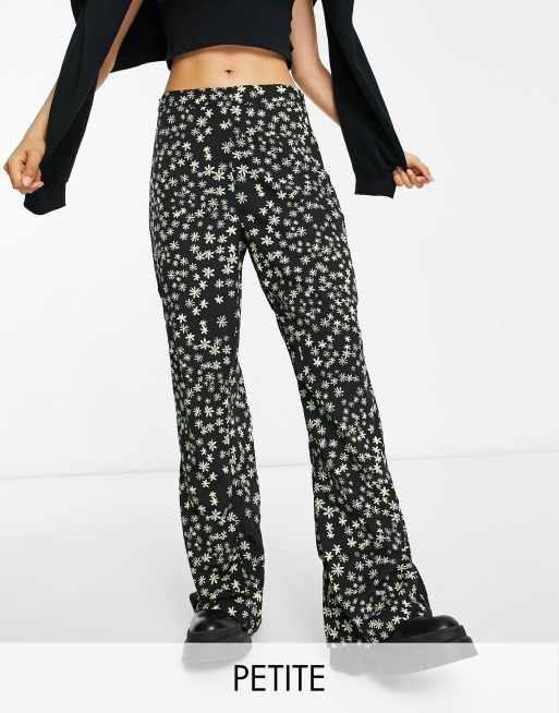 Petite on sale patterned trousers