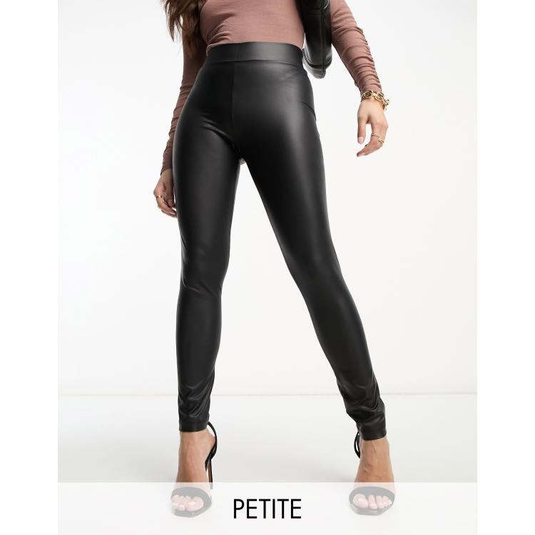 Petite coated leggings sale