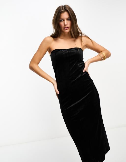 Robe bandeau mi longue new arrivals