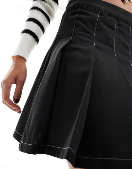 Pleated mini skirt on sale 5t