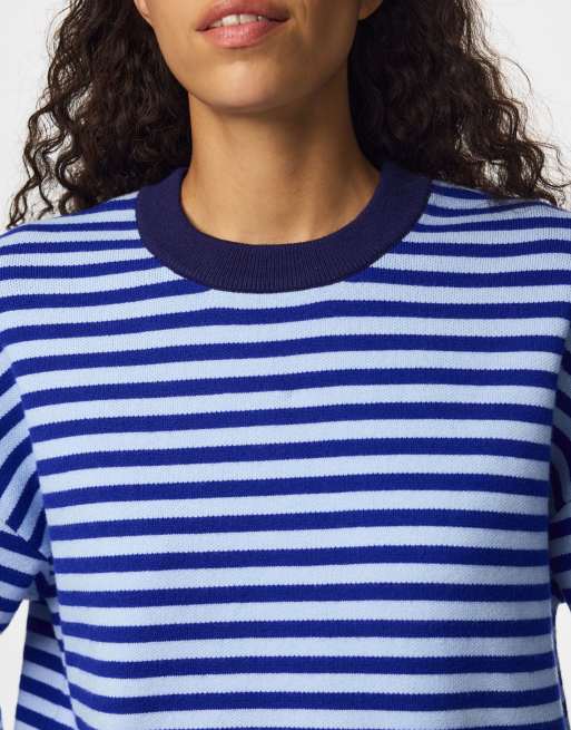 Pieces pull en maille bleu, 4 de 6