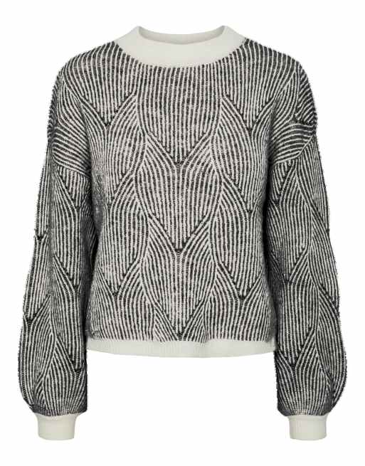 Pieces pull en maille gris clair, 7 de 7
