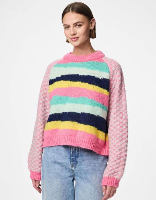 Pieces – Pullover in Azalee
