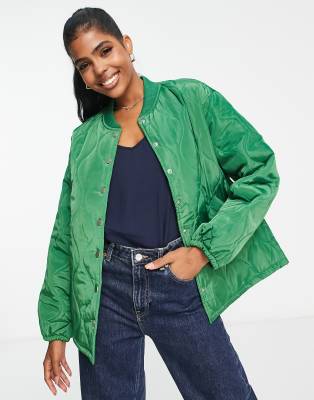 bright green bomber jacket