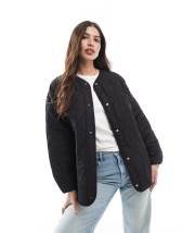 Hunter A-line puffer jacket in black | ASOS