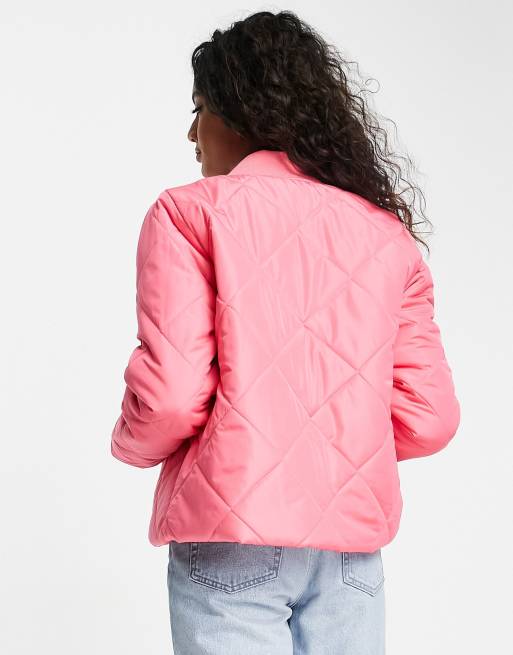 Rose pink bomber outlet jacket