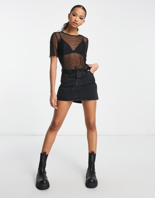 Mesh top store and shorts