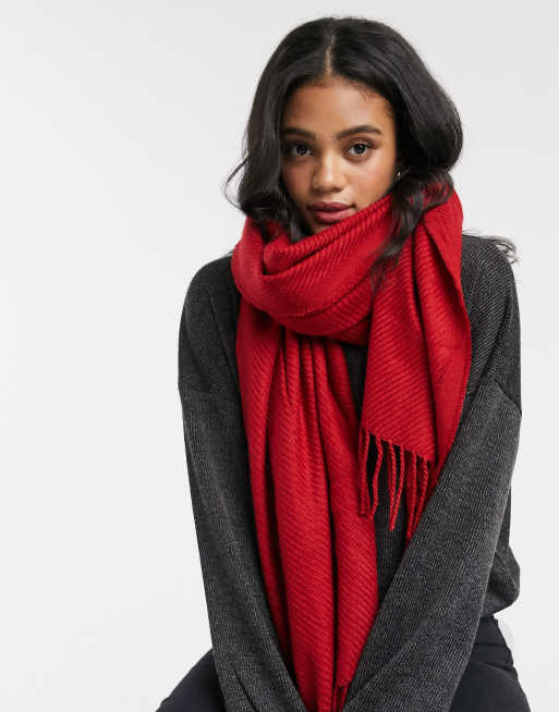 Asos 2024 red scarf