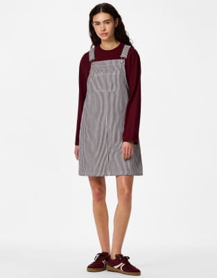 Pieces - Robe chasuble - Lie-de-vin-Rouge
