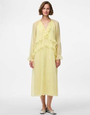 Robe mi-longue - ple - Pieces - Modalova