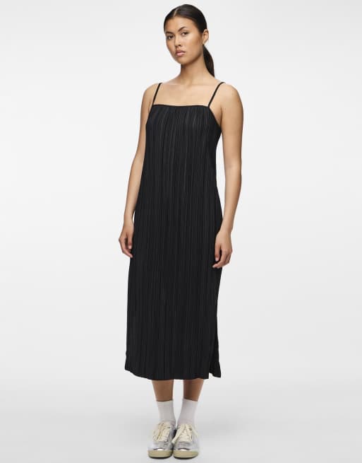 Pieces - Robe mi-longue - Noir