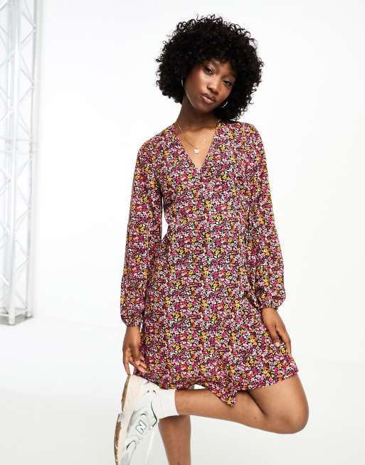 Robe portefeuille courte sales