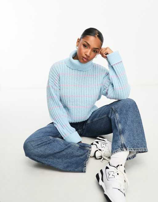 Baby blue oversized jumper sale