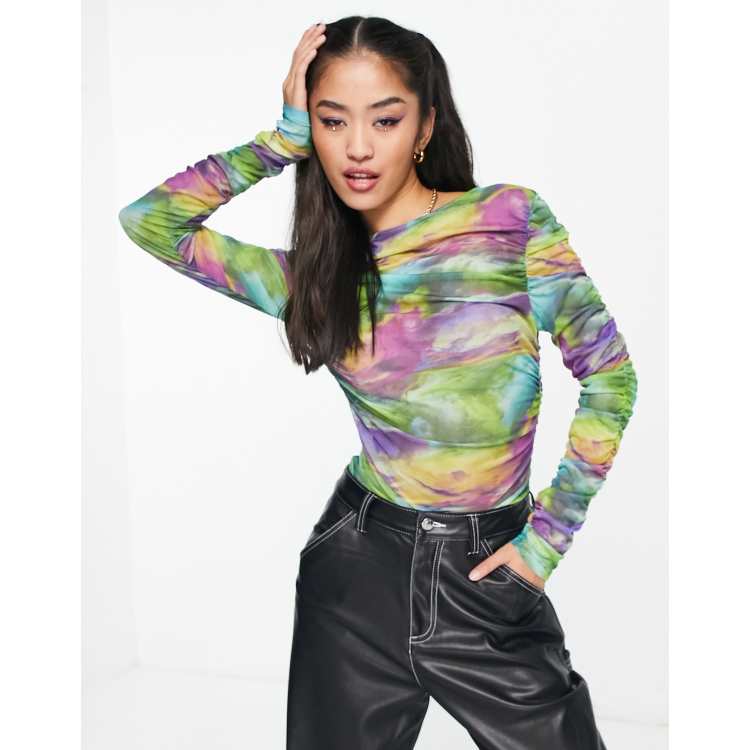 Colorful store mesh top