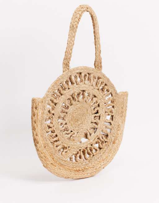 Sac en jute clearance rond