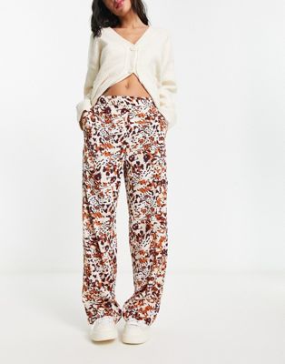 Pieces sascha printed trouser co-ord