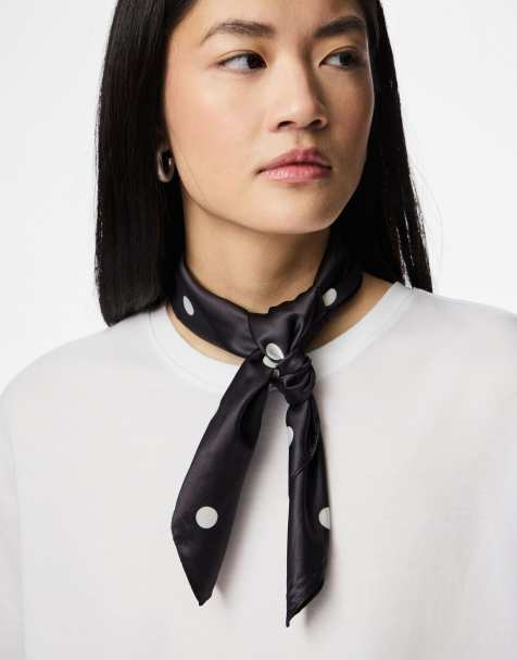 Pieces Scarf in black - view 1