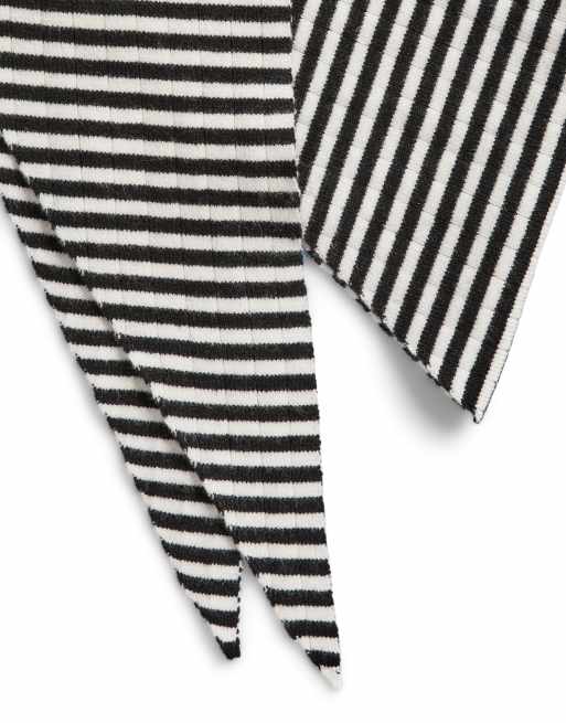Pieces Scarf in black1, 2 of 3