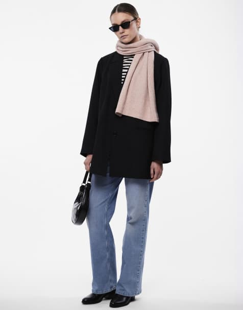 Pieces Scarf in woodrose - view 1