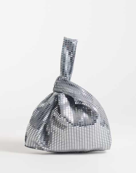 Pieces sequin loop through grab bag in silver - view 1