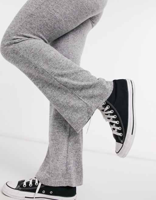 Pieces set knitted flares in gray, 3 of 4