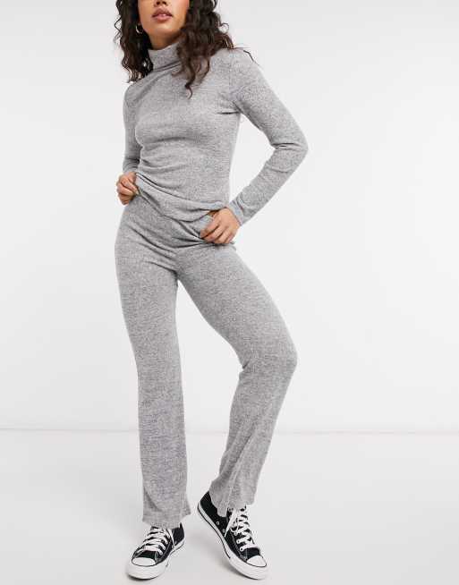Pieces set knitted flares in gray, 4 of 4