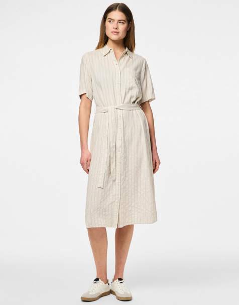 Pieces Shirt dress in birch 4 - view 1