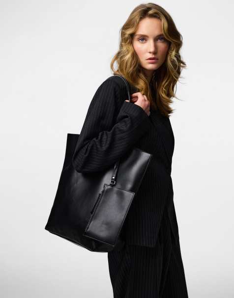 Pieces - Shopper in zwart - view 1