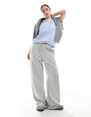 Pieces Short Sleeve Boxy T-shirt In Blue