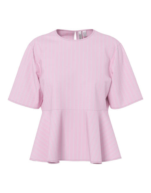 Pieces Short sleeved top in roseate spoonbill, 7 of 7