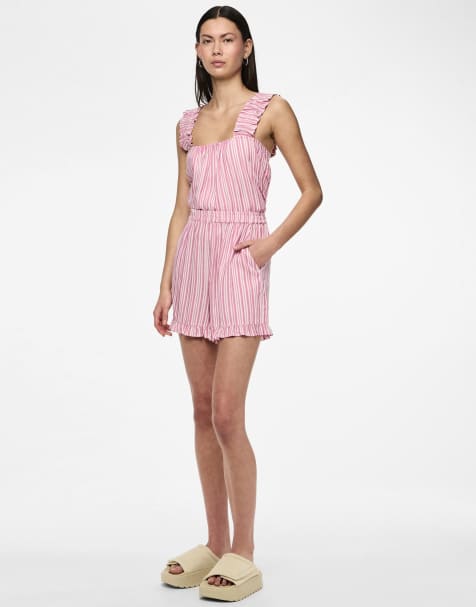 Pieces - Shorts in roze - view 1