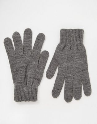 Pieces Smart Gloves - Grey