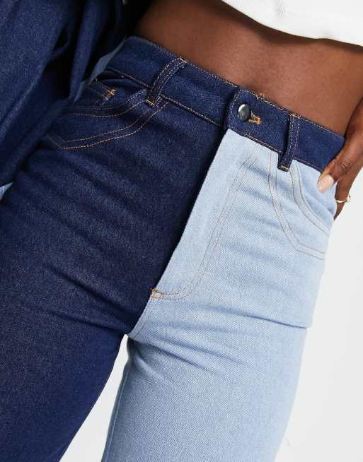 Light colored store high waisted jeans