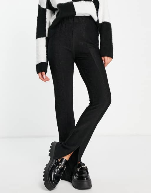 flared pants glitter