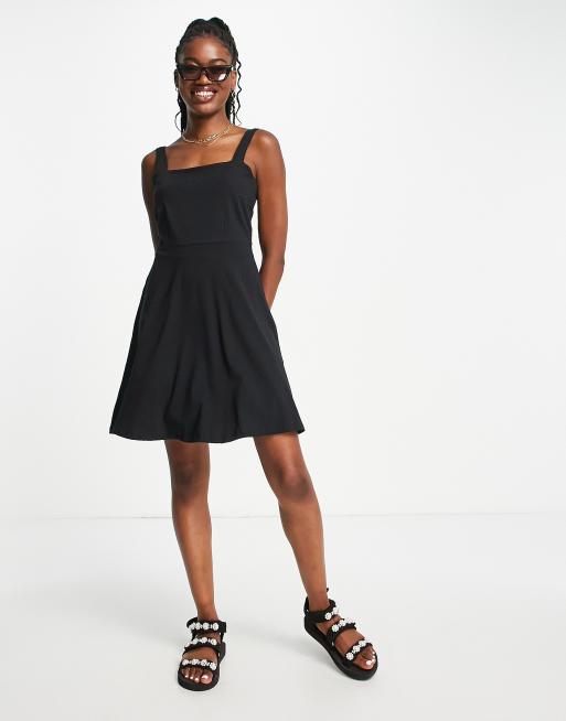 Little black clearance dress square neckline