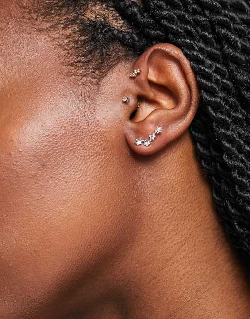 Pieces star constellation studs in plated sterling silver, 2 of 4