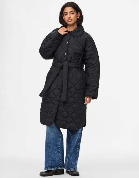 Pieces – Steppjacke in Schwarz - view 1