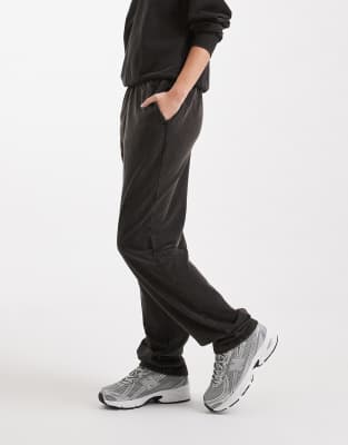 Pieces Straight Leg Joggers Co-ord In Black