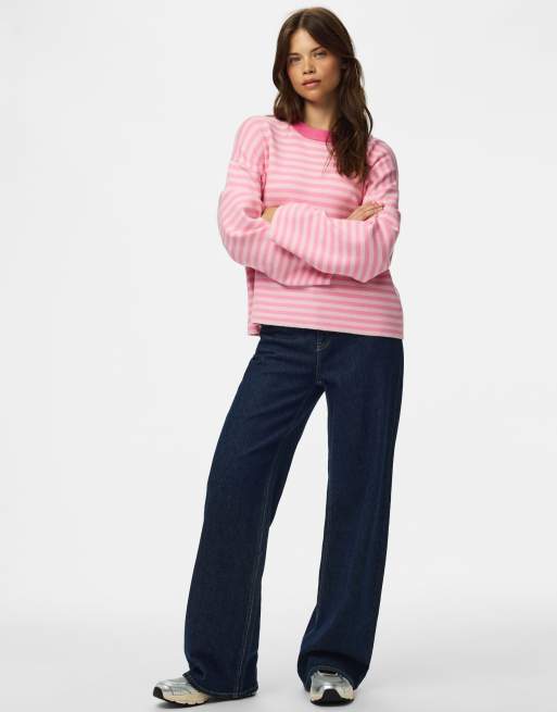 Pieces – Strickpullover in Roseate-Spoonbill, 3 von 6