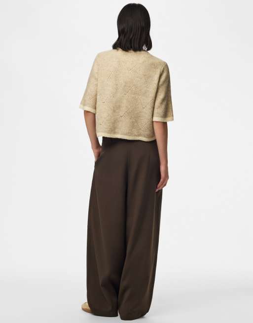 Pieces strikket cardigan i hvidgrå, 2 af 7