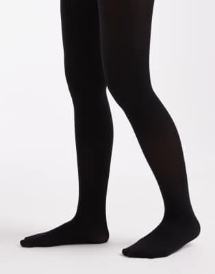 Pieces - Strumpfhose in Schwarz, 90 DEN
