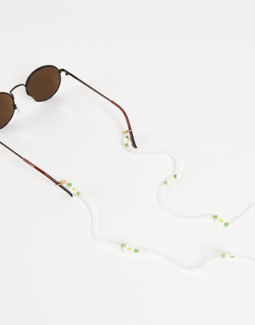 Chain Sunglasses - White