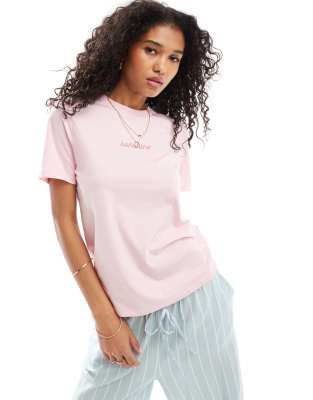 'sunshine' t-shirt in light pink