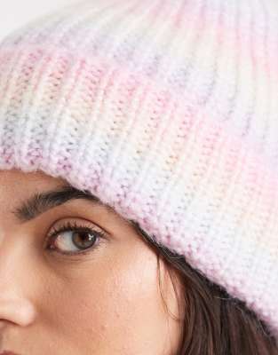 Pieces Super Soft Beanie Hat In Multi